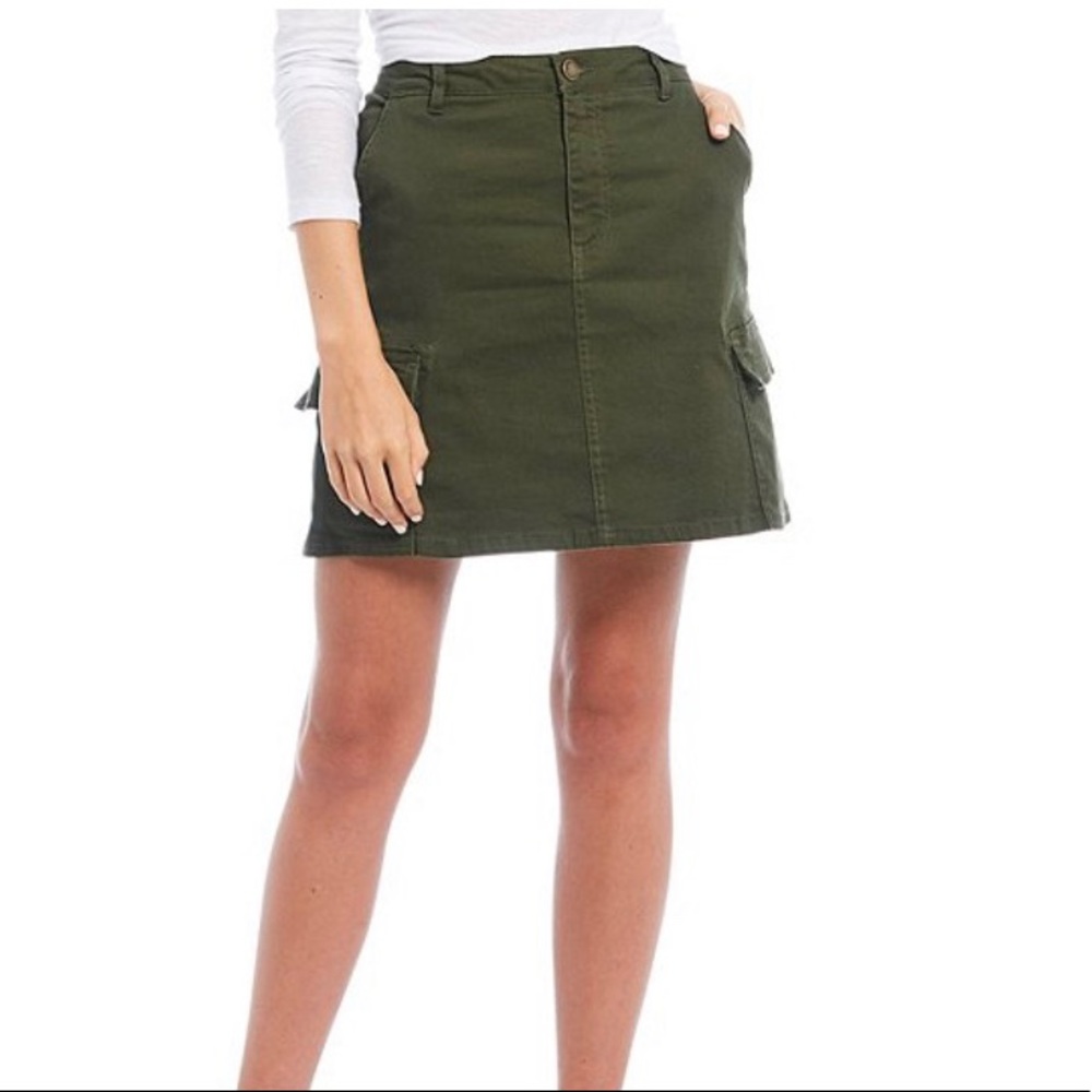 Copper key mini skirt